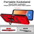 thumbnail image 5 of Estuche GANGXUN para Xiaomi Redmi 12, soporte giratorio 360°, estilo mecánico y magnético, 5 of 5