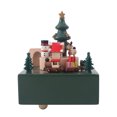 thumbnail image 2 of Wooden Music Box with Moving Train Design, 2 of 2