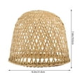 thumbnail image 2 of Niceauty Lampshades for Ceiling Lamps Woven Lampshade Khaki 1Set, 2 of 8