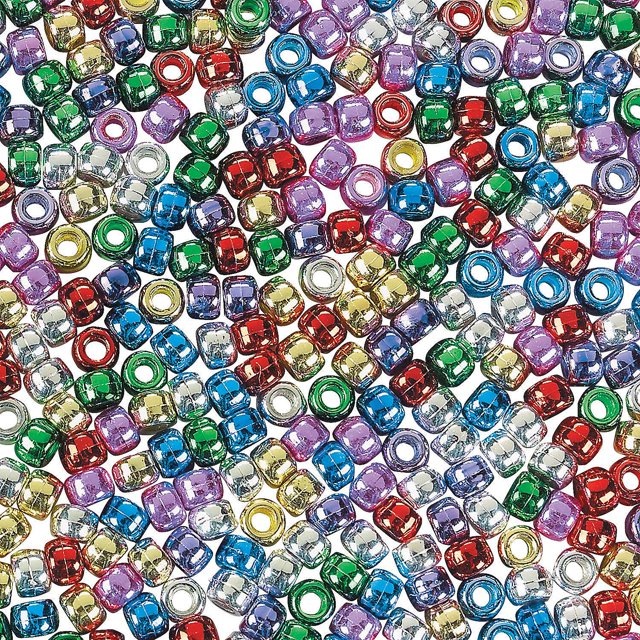 Shiny Pony Beads (1 Lb) - Crafts for Kids and Fun Home Activities