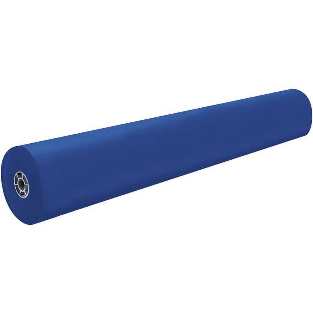 Spectra ArtKraft Duo-Finish Kraft Paper ClassRoom Project - 36" x 1000 ft - 1 Roll - Dark Blue - Kraft