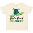 thumbnail image 3 of Inktastic Miami Beach, Florida Happy Sea Turtle Boys or Girls Toddler T-Shirt, 3 of 5