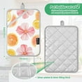 thumbnail image 6 of Yayeee Pot Holders Kitchen Heat Resistant with Pocket 7"x9.8" Cotton Oven Cooking Hot Pads, Floral Orange, 6 of 7