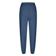 thumbnail image 6 of Lindreshi Cargo Pants Women Clearance Women's Loose Pockets, Elastic Waist, Color Casual Pants, 6 of 6