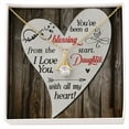 thumbnail image 2 of To My Daughter You've Been a Blessing Alluring Ribbon Necklace Message Card, 2 of 20