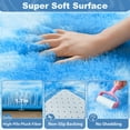 thumbnail image 3 of KIXINWA Area Rug for Bedroom Living Room, Machine Washable 4x6 Fluffy Shag Rug, Soft Plush Non Slip Carpet for Indoor Floor Bedside Nursery Girls Kids Room Dorm, Home Decor Aesthetic, Tie-Dyed Blue, 3 of 5