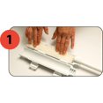 thumbnail image 3 of Máquina para moldear bolas de arroz con rollo de sushi, adecuada para acampar, hacer picnic, citas, fiestas familiares y infantiles, blanca, 3 of 4