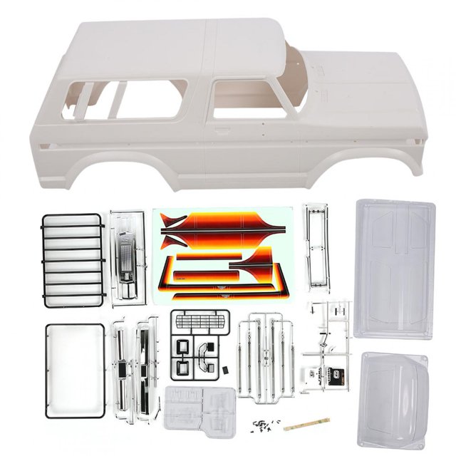 Cubierta De Carrocería De Coche RC, Carcasa De Camión RC Realista, Escala 1/10 De Aspecto Fresco Para El Modelo Traxxas RC ANGGREK JI2720