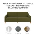 DHP Jasper Coil Futon, Green Linen