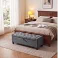 thumbnail image 4 of QinaQin 50.8 Inch Storage Ottoman Bench with Safety Slow-Close Hinge and 30 Gallons Storage, 4 of 7