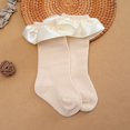 thumbnail image 4 of B91xZ Girls Cushioned Crew Socks Colorful Creative Fun Novelty Design Crew Socks,Beige S Infant, 4 of 5