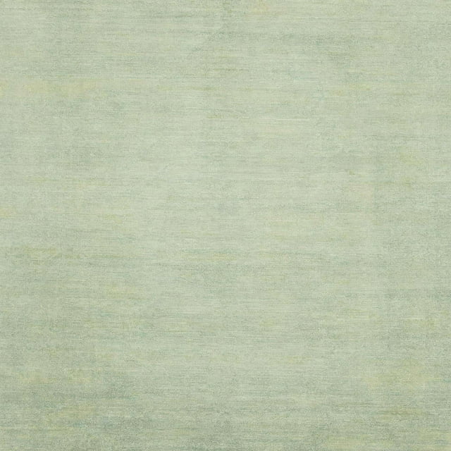 Ahgly Company Tapis d'Intérieur Carrés Abstraits Verts Abstraits pour Aire, 8 Pieds Carré