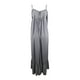 thumbnail image 5 of TRKIYQC Vestido largo sin mangas para mujer, correa de espagueti, color sólido, con lazo, sin espalda, bolsillos laterales, ajuste holgado, vestido de vacaciones TRKIYQC Moda, 5 of 6