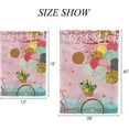 thumbnail image 2 of SKYSONIC Hello Summer Bicycle with Balloons Double-Sided Printed Garden House Sports Flag 12x18in Polyester Decorative Flags for Courtyard Garden Flowerpot, 2 of 7