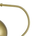 thumbnail image 3 of 25 Inch Metal Curved Desk Lamp, Adjustable Dome Shade, Brass- Saltoro Sherpi, 3 of 5