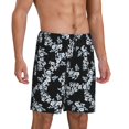 thumbnail image 2 of Fotbe Flower Pantalones Cortos de Pijama para Hombre, Ropa de Dormir, Pantalones de Pijama Cortos para Hombre-4X-Large, 2 of 6