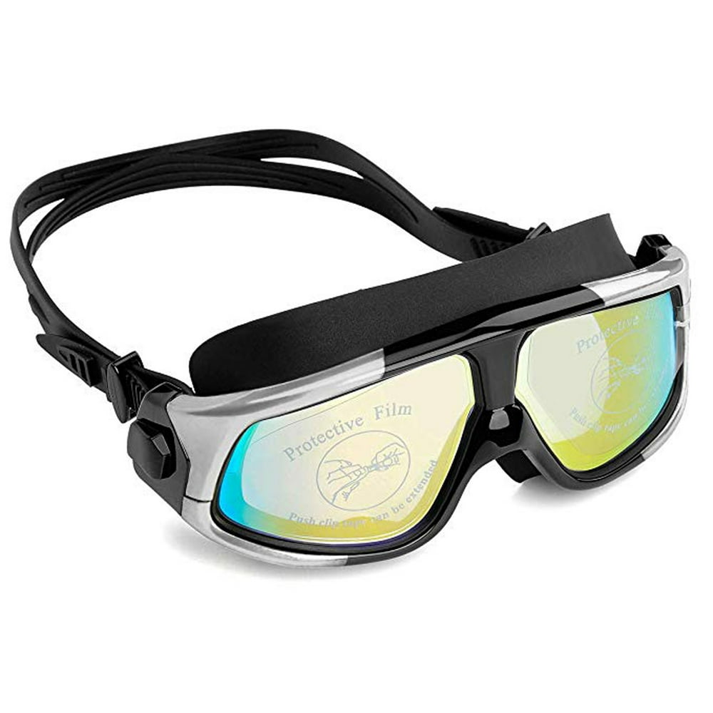 LELINTA Professional Swim Goggles, No Leaking Adjustable Fit AntiFog