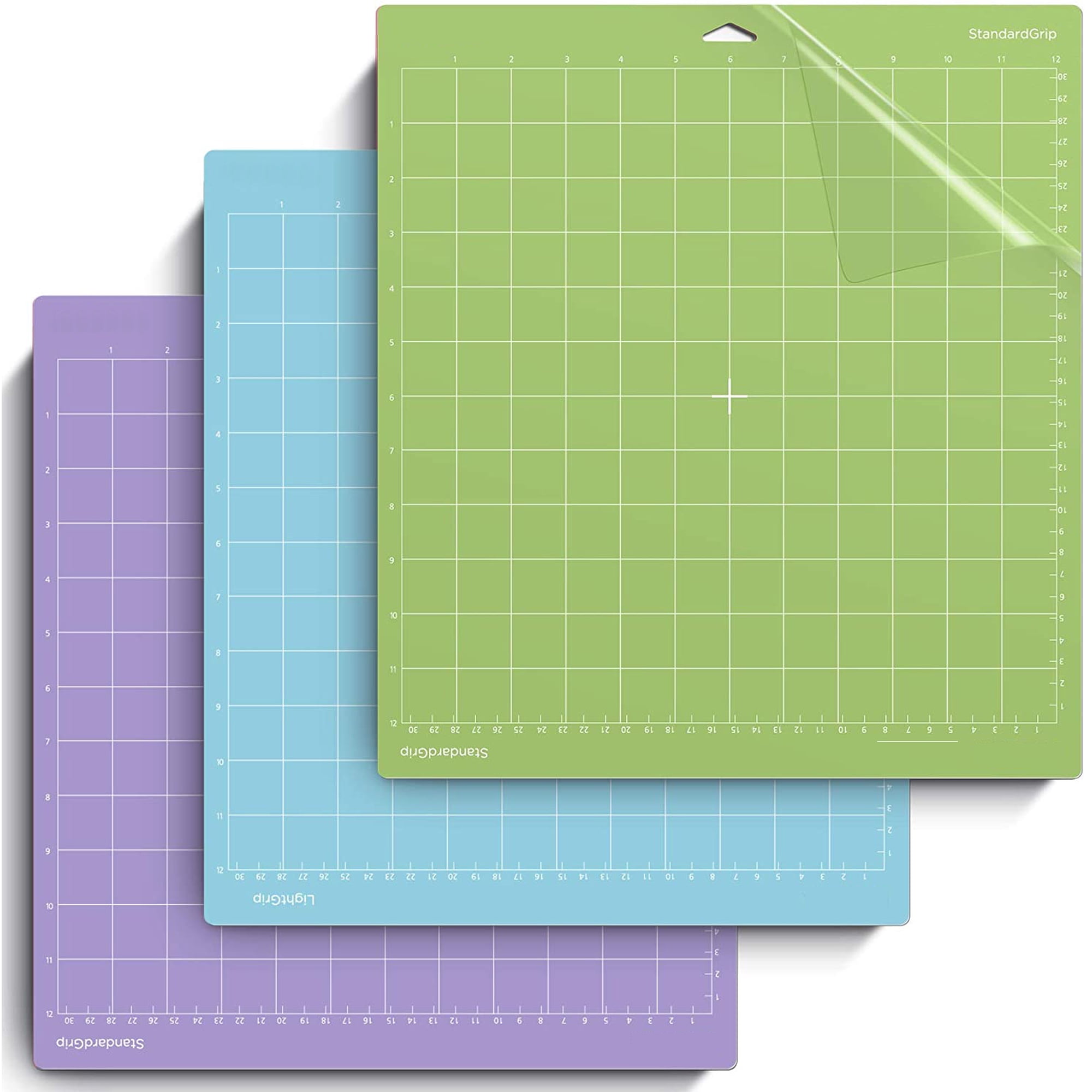 TekDeals 3 Colors Mats Combo Cutting Mat for Cricut Maker 3 Explore Air 2 One 12x12 inch