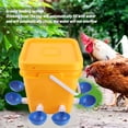 thumbnail image 3 of Bebedero Automático Para Pollos, Kit De Comedero Para Bebederos Para Aves De Corral Con Cubo De 12L, Para Pollo, Ganso, Pato, Codorniz Y Paloma, 3 of 7