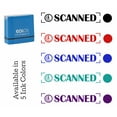 thumbnail image 7 of Printtoo Scanned Self Inking Rubber Stamp Pre-Inked Office Stamp- Home Office Business Stationery, Blue- 42 x 9 mm, 7 of 7
