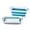 White;Teal, variant on Around The Home Collapsible Laundry Baskets, Grey, Set Of 2