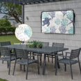 thumbnail image 6 of Outdoor TV Cover 68x42x4.5in, Blue Sea Turtle Ocean Coral Weatherproof TV Screen Protector with Zipper, Sea Starfish Seahorse Outside Television Cover Fits Up to 70-75", 6 of 9