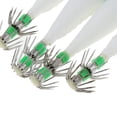 thumbnail image 3 of 5 señuelos luminosos para calamares, anzuelos para pesca en aguas profundas Verde, 3 of 7