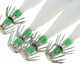 thumbnail image 3 of Tooysuptoop - 5 señuelos luminosos para pesca de calamar en agua salada (6 g) Verde, 3 of 7