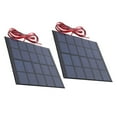 thumbnail image 7 of Neyseki 2pcs DC5V 500mA Solar Panel Cell Power Module Polycrystalline Silicon Solar Panel with 100cm Cable, 7 of 7