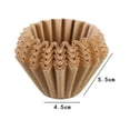 thumbnail image 3 of yuksok 50Pcs Coffee Filter Paper Basket Filters Paper for Coffee Machine S S, 3 of 4