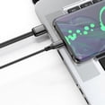 thumbnail image 4 of Type-C Splitter Charging Cable 2 in1 USB Charge Cable Type-C Micro-USB Connector Multi-Charging Cable Braided Cord, 4 of 5
