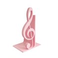 thumbnail image 2 of KGJQ 3D Printed Treble Clef Bookends, Music Note Shelf Organizer, Non-Slip Modern Bookend with Stable Support, Sturdy Music Themed Book Stand for Desk Decor, 2 of 8