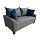 thumbnail image 3 of Love Seat Salvanto Lilo Lino Gris, Moderno, 2 Plazas, 3 of 6