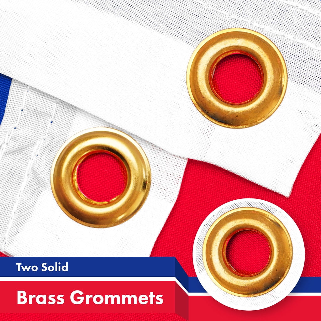 G128 2 Pack: Cambodia Cambodian Flag | 3x5 Ft | LiteWeave Pro Series Printed 150D Polyester | Country Flag, Indoor/Outdoor, Vibrant Colors, Brass Grommets, Thicker and More Durable Than 100D 75D Poly