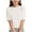 Beige, variant on Summer Saving! Ashirexll Girls Shirts, Shirts for Girlss, foreign Trade Fall Solid Color High Neck Girls Solid Color Short-Sleeve Crew-Neck Top/Shirt
