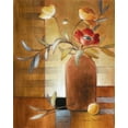 thumbnail image 2 of Loreth, Lanie 12x14 Gold Ornate Wood Framed with Double Matting Museum Art Print Titled - Afternoon Poppy Still Life II, 2 of 4