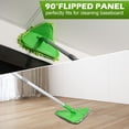thumbnail image 5 of Wall Cleaner Triangle Mop with 82'' Long Handle - Wall , Cleaning Washer Tool with 4 Microfiber Chenille Duster Pads for Clean Walls, Ceiling, , Baseboards, Floors (), 5 of 7
