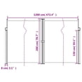thumbnail image 4 of vidaXL Auvent Latéral Rétractable Anthracite 200x1200 cm, 4 of 5
