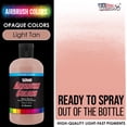 thumbnail image 2 of U.S. Art Supply 8-Ounce Opaque Light Tan Airbrush Paint, 2 of 8