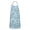 Easter and Rainbows, variant on Easter and Bunnies Light Blue Stripe Pattern Apron with Pockets, Cotton Linen Waterproof Adjustable Apron for Women, Kitchen Cooking Gardening BBQ Salon Apron, 33x27 Inch