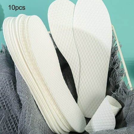 

10x Disposable Breathable Insoles Soft for Sneak Shoe Inserts Walking Sports 40