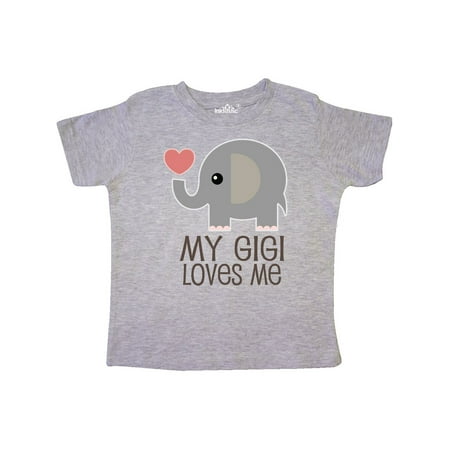 

Inktastic My Gigi Loves Me Grandchild Gift Gift Toddler Boy or Toddler Girl T-Shirt