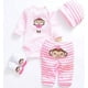 thumbnail image 2 of Set de ropa para la muñeca Reborn Baby Girl Tatu de 50 a 55 cm con 4 piezas, 2 of 4