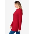 thumbnail image 4 of Woman Within Plus Size Long-Sleeve Crewneck Soft Waffle Knit Thermal Shirt, 4 of 6