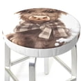 thumbnail image 3 of Kdxio C Print Elastic Bar Stool Cover Personalized Washable Stool Cover for Barbershop Home Bar Kitchen-14 inch, 3 of 7