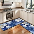 thumbnail image 3 of Kitchen Rugs Sets Of 2,Pioneer Flower Floral Print Pattern Anti Fatigue Kitchen Mat Rugs Non Slip Washable,Decorative Kitchen Floor Mats for Kitchen,Sink,Laundry,17"x47"+17"x47", 3 of 5