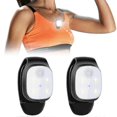 thumbnail image 1 of 2 PCS Outdoor Night Clip on Running Lights Reflective USB Rechargeable LED Light Small Lightweight Running Geara, 1 of 5