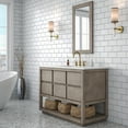 thumbnail image 3 of Water Creation Oakman 48" Single Sink Bath Vanity with Gold Faucet in Gray Oak, 3 of 7