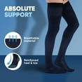 thumbnail image 5 of Compression Stockings for Men 20-30mmHg for Achilles Tendon - Navy, X-Large, 5 of 9