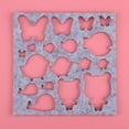 thumbnail image 4 of Juego de 7 plantillas de fieltro para manualidades, para principiantes, con moldes para apliques de fieltro y aguja., 4 of 13
